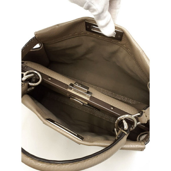 Fendi Selleria Peekaboo Regular Shoulder Bag - Picture 3 of 9